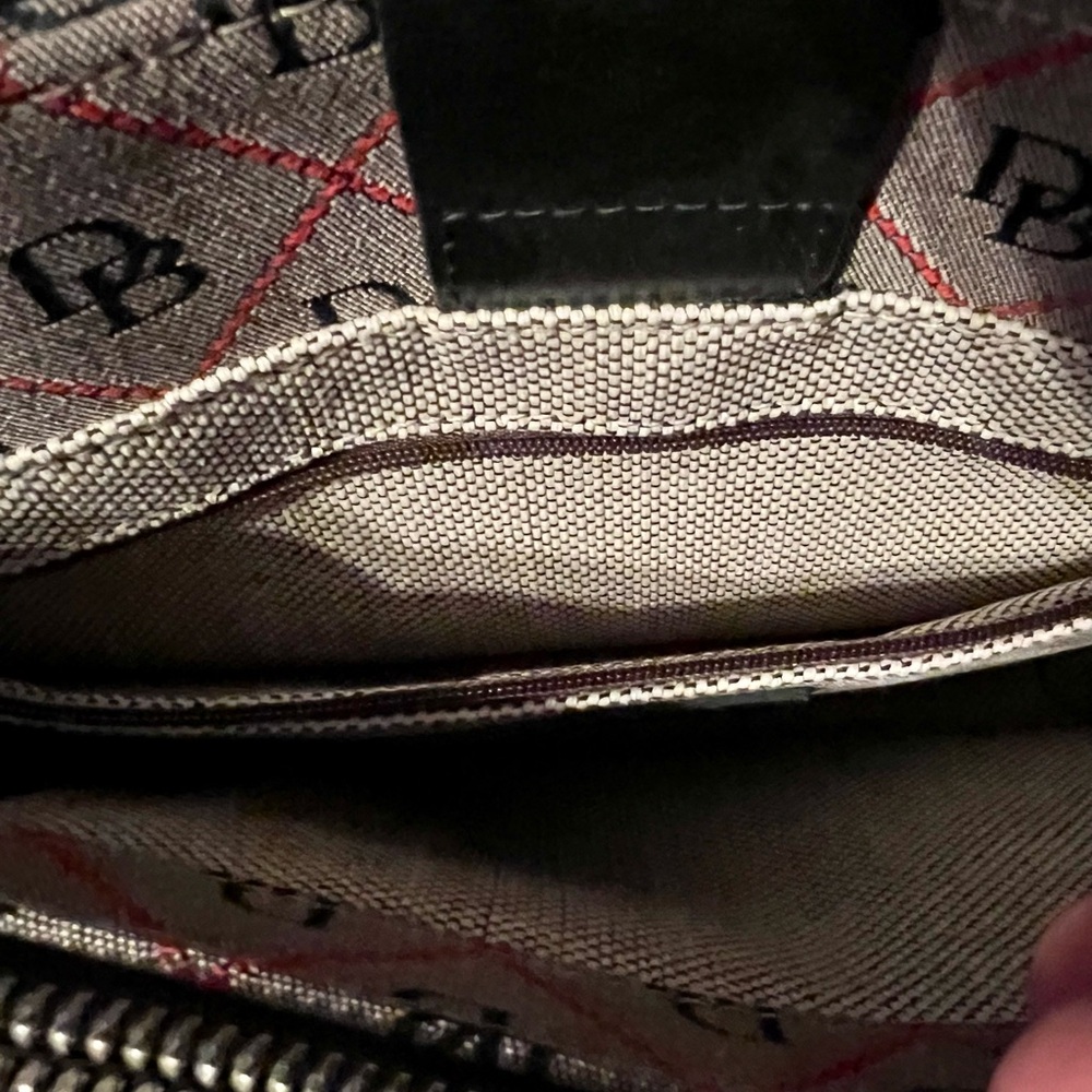 Dooney & Bourke Black and Red Tote.
Medium Size. - Picture 10 of 13